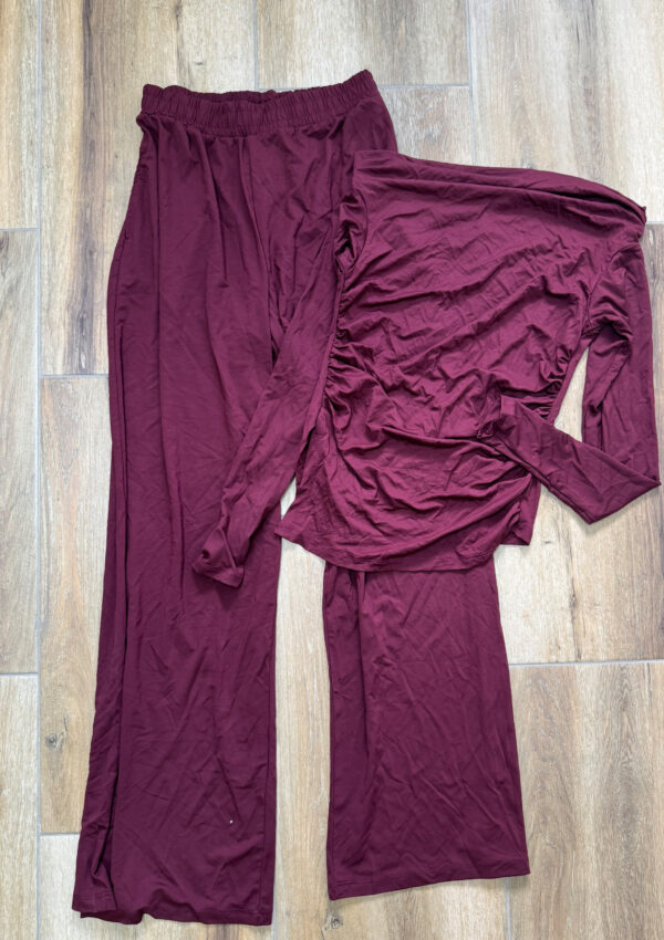 Dvodjelni set Tamara – bordo - M veličina