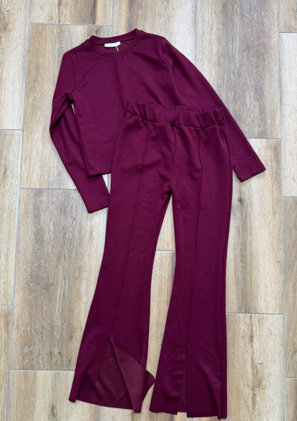 Dvodjelni set Jacobs – bordo - L veličina