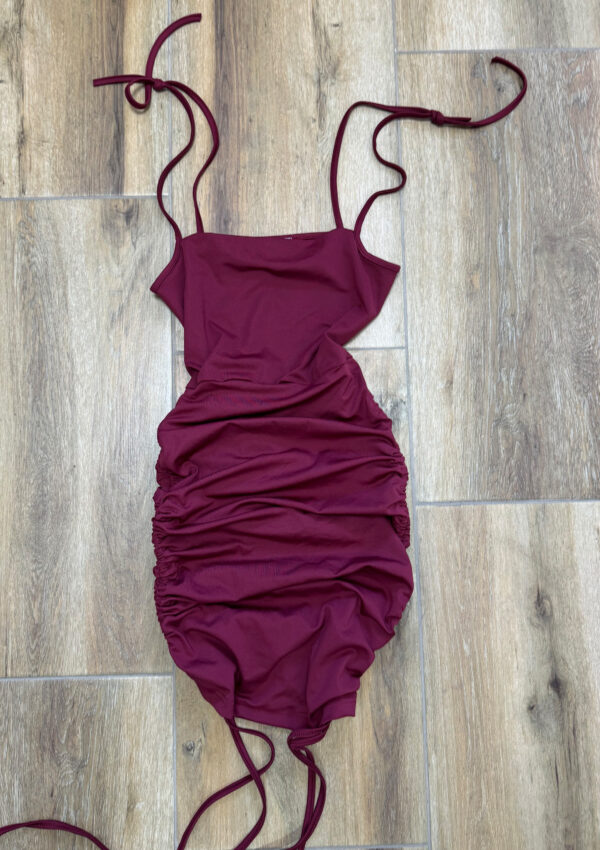 Mini haljina Daria – bordo - M veličina