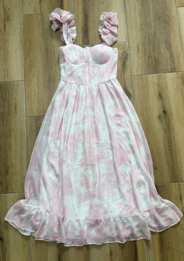 Midi haljina Clarabella – roza - M veličina