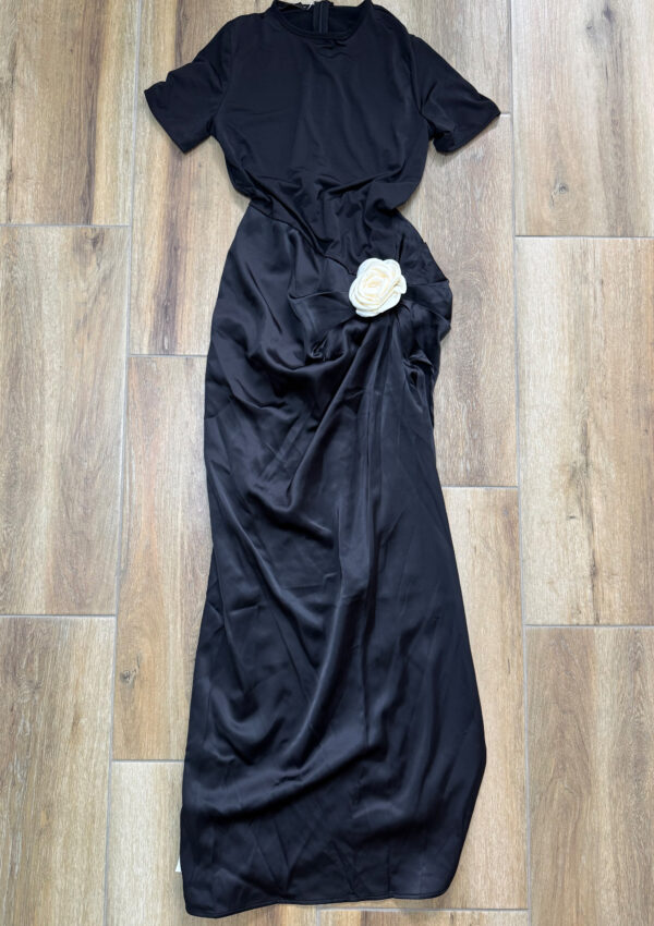 Maxi haljina Rose – crna - M veličina