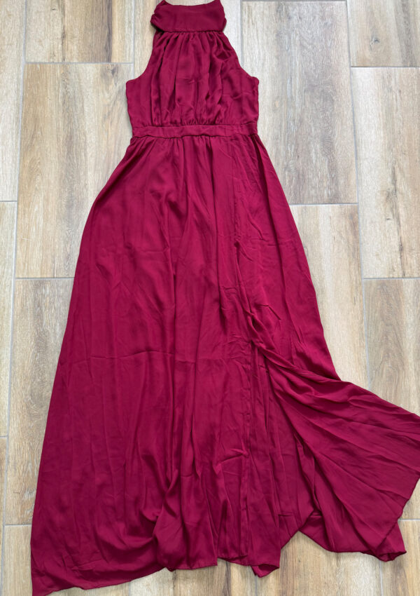Maxi haljina Herlan – bordo - XL veličina