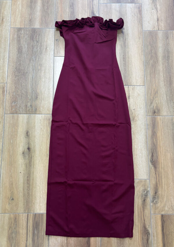 Maxi haljina Amara – bordo - M veličina