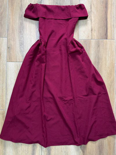 Midi haljina Vergara – bordo - M veličina