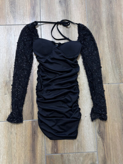 Mini haljina Licia – crna - S veličina