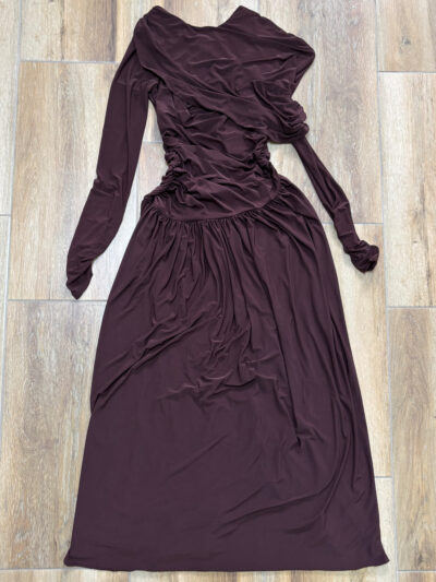 Midi haljina Ruth – smeđa - L veličina