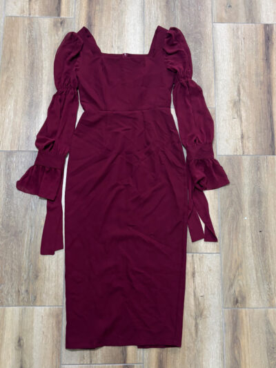 Midi haljina Nadette – bordo - M veličina