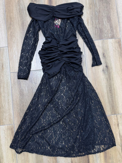 Maxi haljina Sauline- crna - L veličina