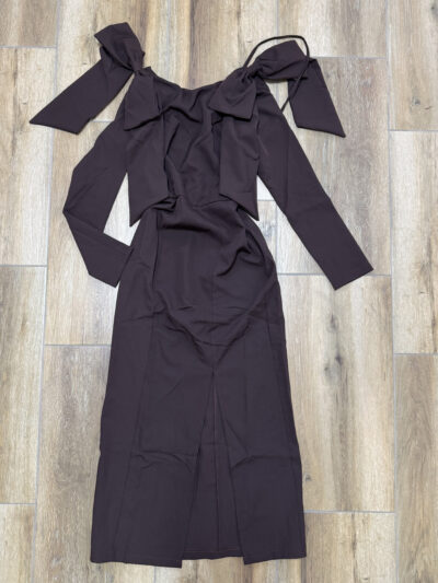 Midi haljina Solferina – smeđa - S veličina