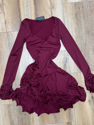 Mini haljina Taliah  - bordo - XS veličina