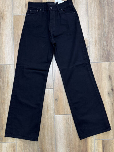 Farmerice široka nogavica Halsey – crne - L/40 veličina