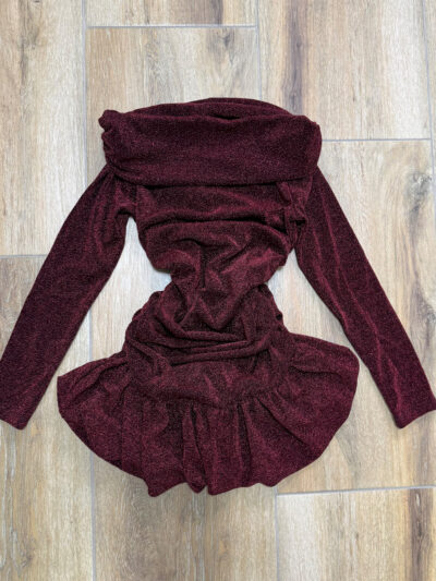 Mini haljina Lucile – bordo -M veličina