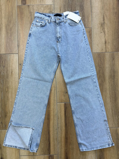 Farmerice široka nogavica sa prorezima Sally – svijetli teksas - 36/S veličina