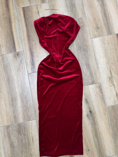 Midi haljina Niall – crvena - S veličina